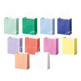 Papiertüten 20 Stück, farbig sortiert, Basic M-image