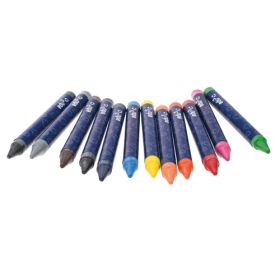 edu3 Jumbo Wachsmalkreide, Holzbox mit 144 Stiften-image