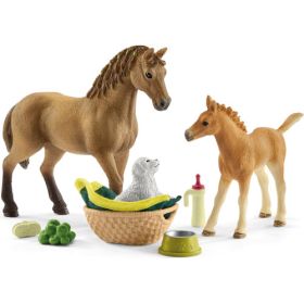 Schleich Horse Club Set Tierbaby-Pflege und Pferde Quarter Horse-image