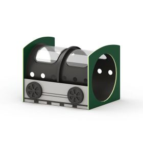 Außenspielgerät Set Kriechtunnel Lokomotive + Waggon-image