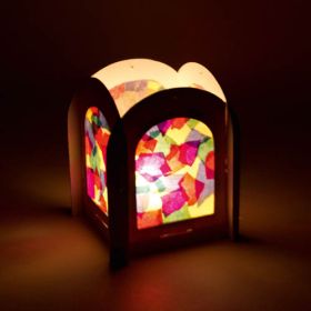 Laterne aus Holz zum Selbstgestalten-image