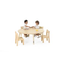 Tisch Owlaf, rund, Durchmesser 120cm, höhenverst., Oberfl. Melamin-image